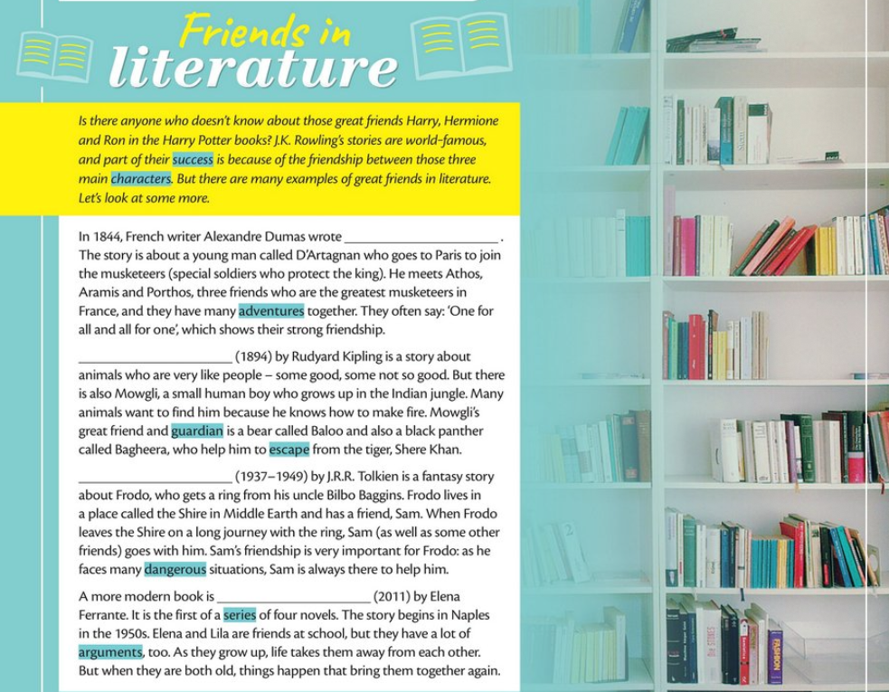Friends in Literature