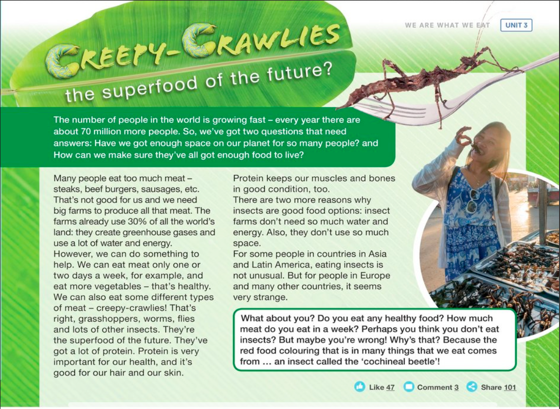 Creepy Crawlies - Insects as food